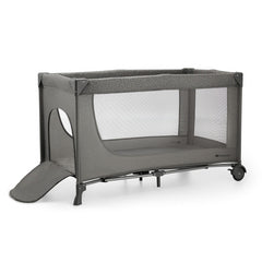 Patut travel Kinderkraft joy2, cu accesorii, dark grey - Publisol.ro