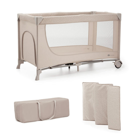Patut travel Kinderkraft joy2, fara accesorii, beige - Publisol.ro