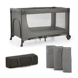Patut travel Kinderkraft joy2, fara accesorii, dark grey - Publisol.ro