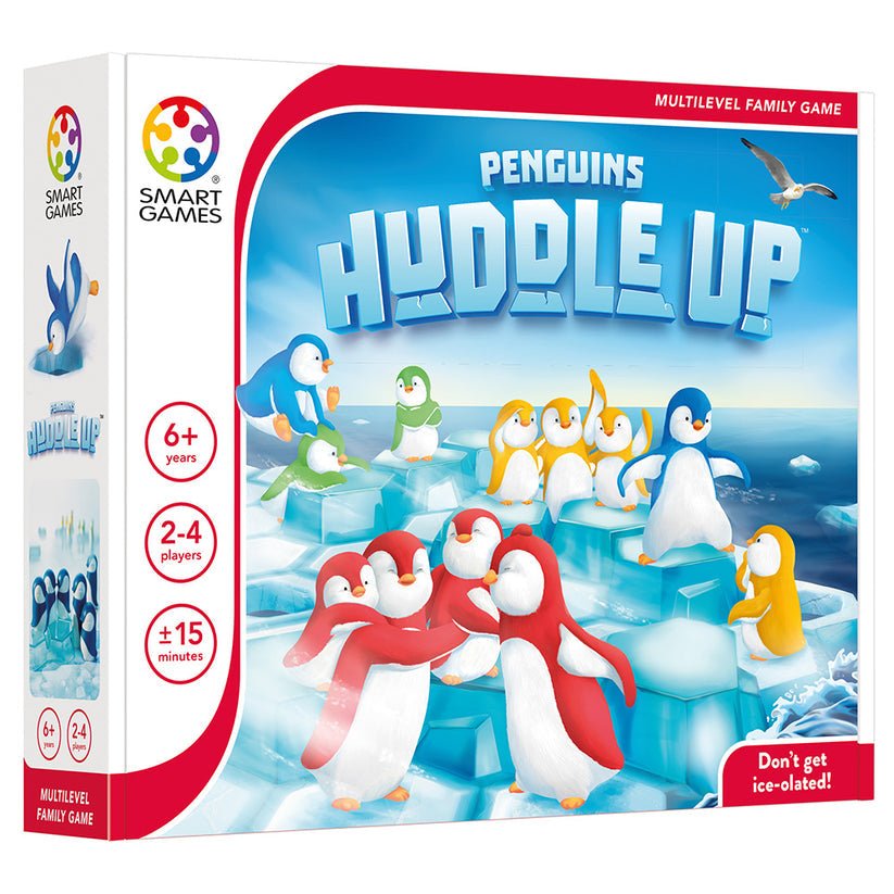 Penguins Huddle Up, 6+ ani, editie internationala, Smart Games - Publisol.ro