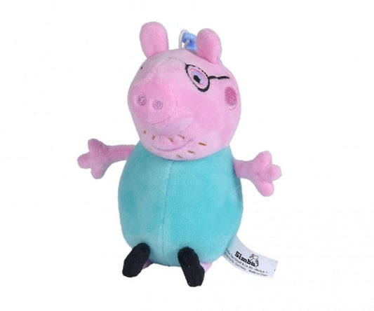 Peppa pig breloc plus daddy pig 10cm, Simba - Publisol.ro