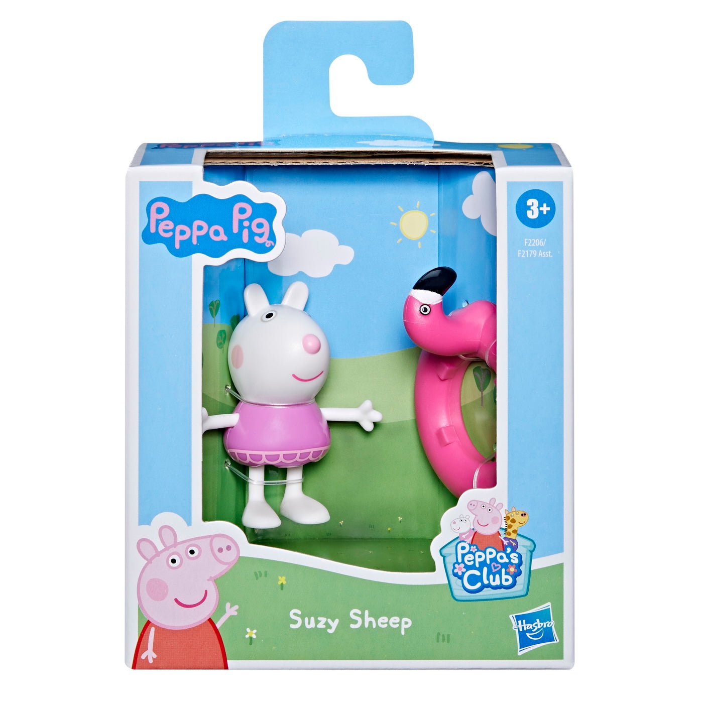 Peppa pig figurina prietenii amuzanti oita suzy 7cm, Hasbro - Publisol.ro