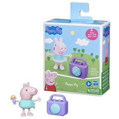 Peppa pig figurina prietenii amuzanti peppa pig 7cm, Hasbro - Publisol.ro