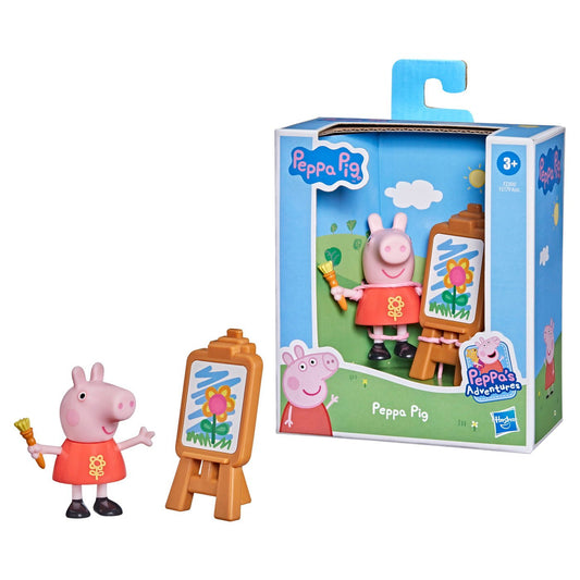 Peppa pig figurina prietenii amuzanti peppa pig 7cm, Hasbro - Publisol.ro