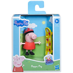 Peppa pig figurina prietenii amuzanti peppa pig cu skateboard 7cm, Hasbro - Publisol.ro