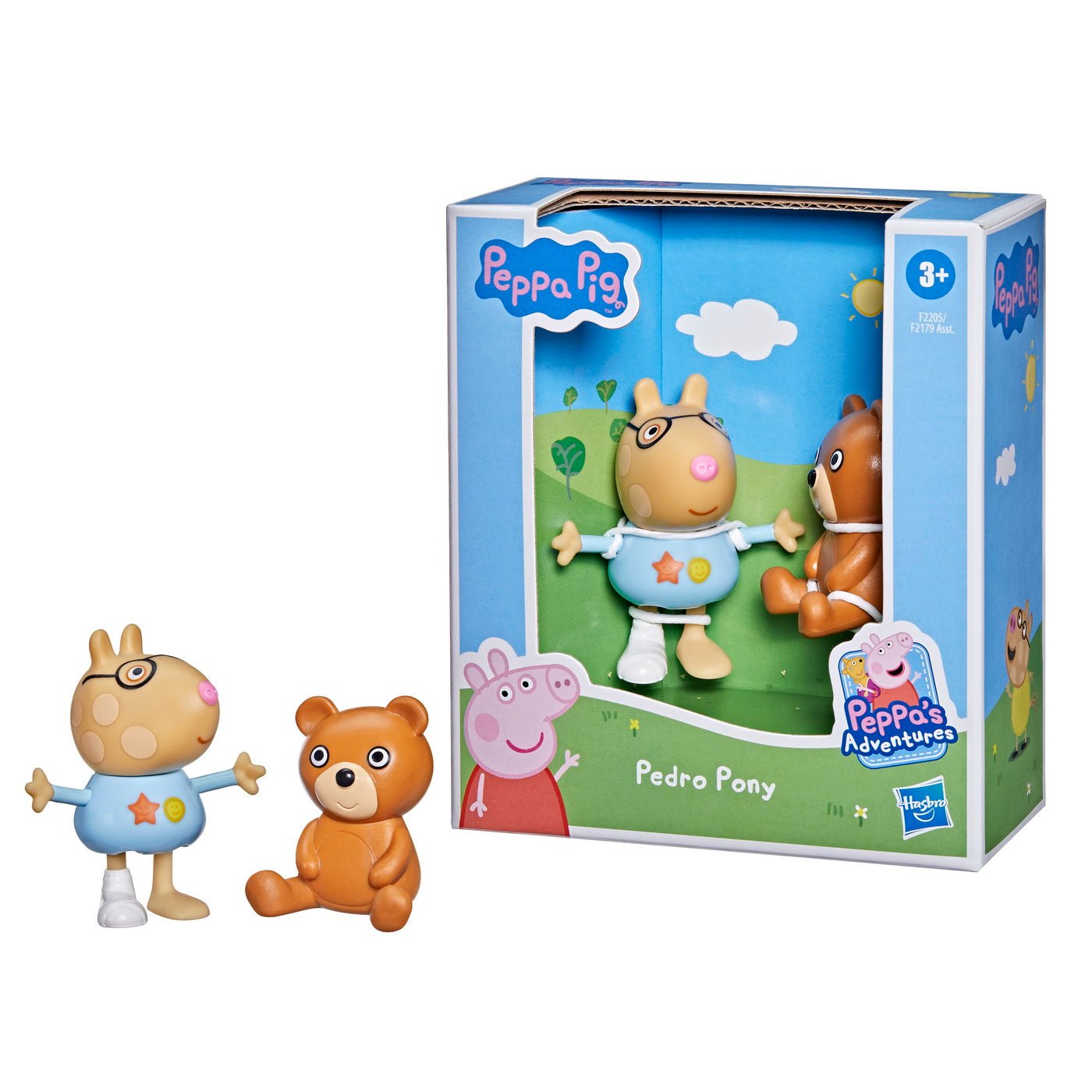 Peppa pig figurina prietenii amuzanti poneiul pedro 7cm, Hasbro - Publisol.ro