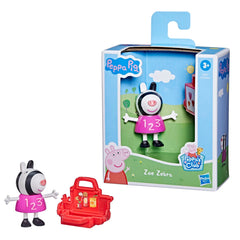 Peppa pig figurina prietenii amuzanti zebra zoe 7cm, Hasbro - Publisol.ro