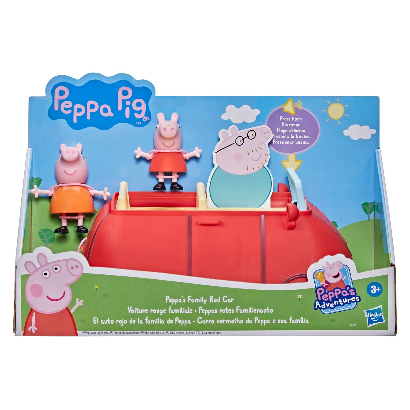 Peppa pig masina rosie a familiei, Hasbro - Publisol.ro