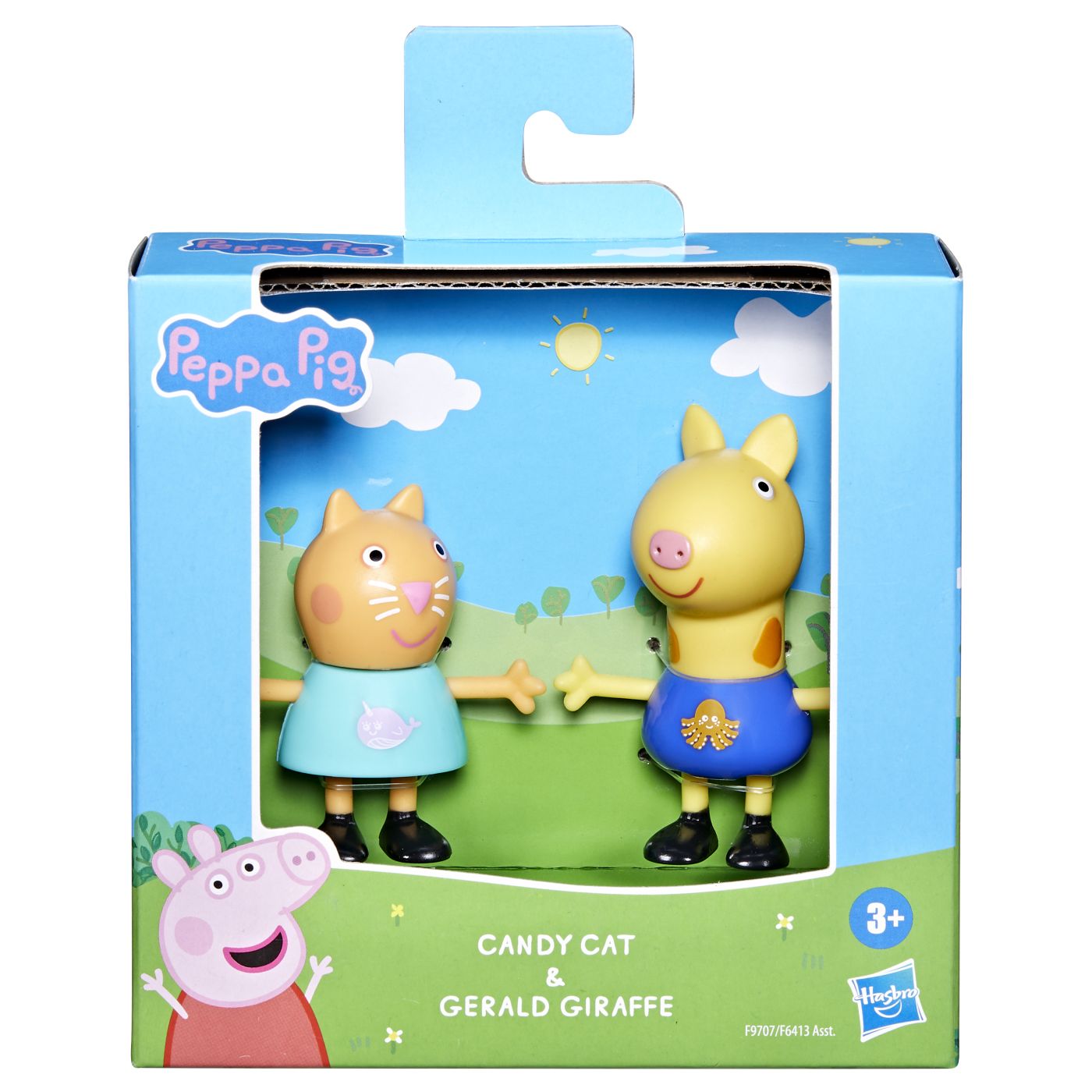 Peppa pig prieteni buni set 2 figurine pisica candy si girafa gerald - Publisol.ro