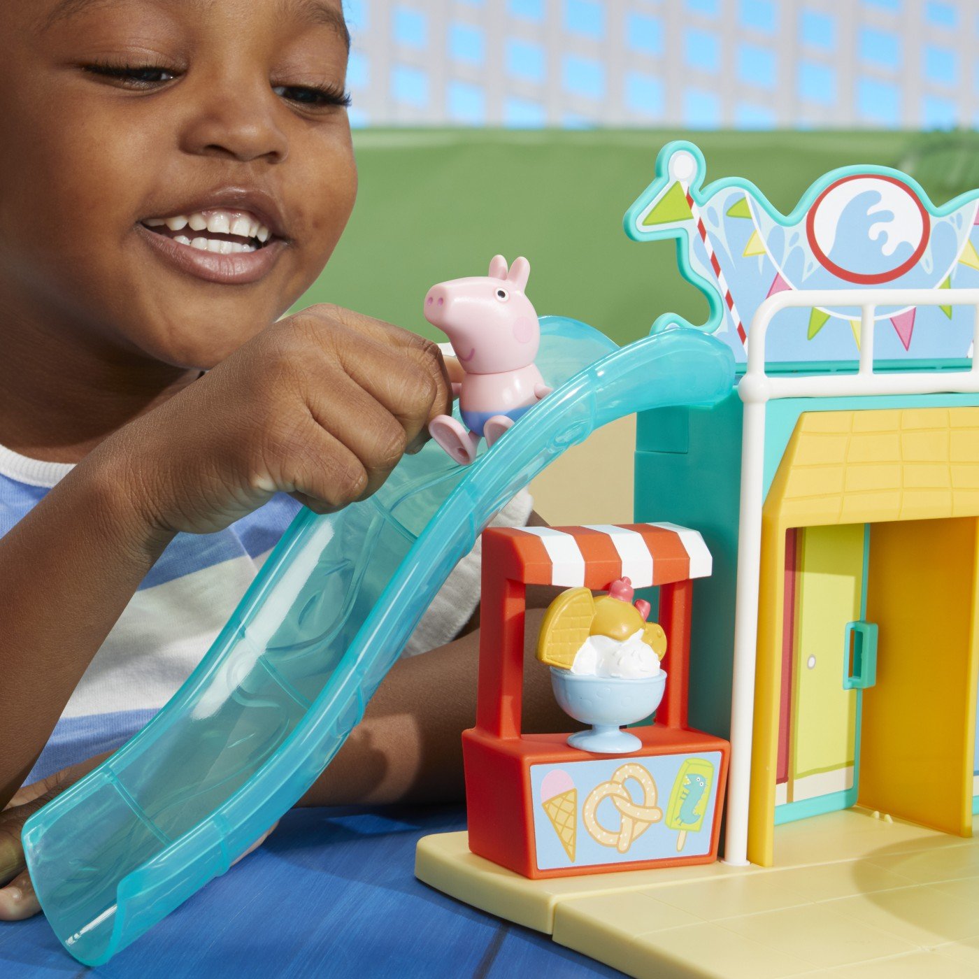 Peppa pig set de joaca parcul acvatic al lui peppa, Hasbro - Publisol.ro