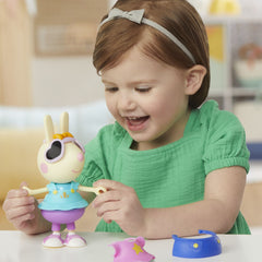 peppa pig set figurina si accesorii vestimentare iepurasul rebecca 15cm, Hasbro - Publisol.ro