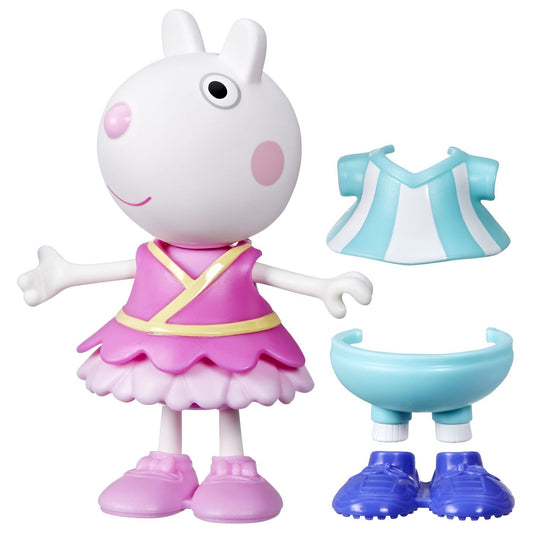 Peppa pig set figurina si accesorii vestimentare oita suzy 15cm, Hasbro - Publisol.ro