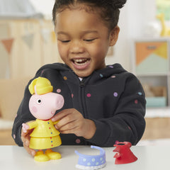Peppa pig set figurina si accesorii vestimentare peppa pig 15cm, Hasbro - Publisol.ro