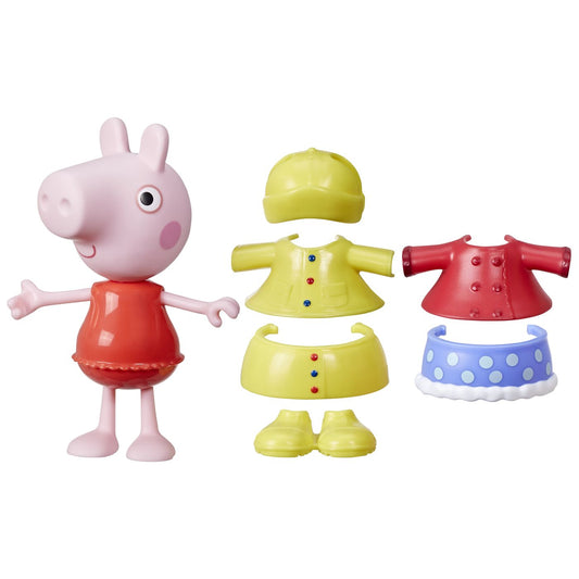 Peppa pig set figurina si accesorii vestimentare peppa pig 15cm, Hasbro - Publisol.ro