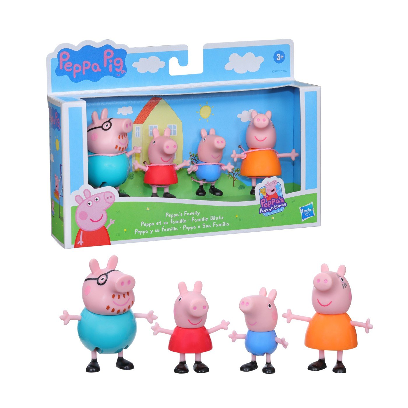 Peppa pig set figurine familia pig, Hasbro - Publisol.ro