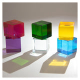 Perception Cubes, cuburi translucide, 8 piese, TickiT - Publisol.ro