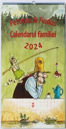 Pettson și Findus. Calendarul Familiei 2024, de Sven Nordqvist - Publisol.ro