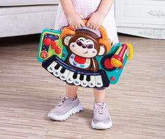 Pianina bebe maimutica dj cu lumini sunete si microfon, Jucarii Bebe - Publisol.ro