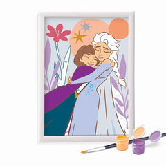 Picteaza si inrameaza Disney Frozen - Publisol.ro