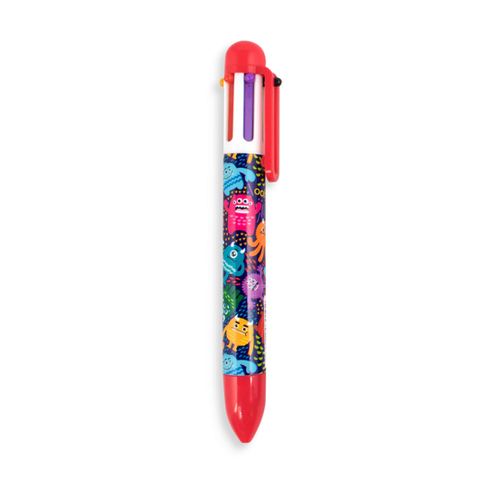 Pix multicolor cu 6 culori si mecanism retractabil Monstruleti - Ooly