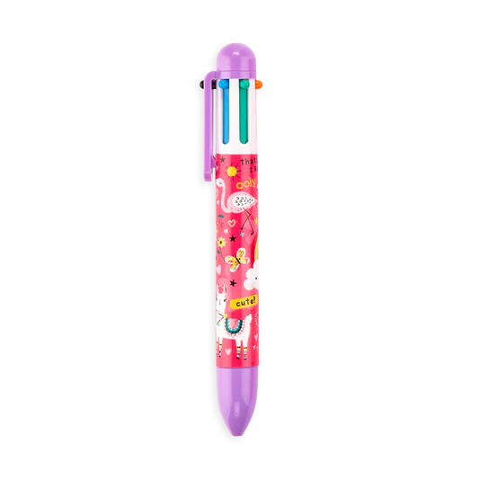 Pix multicolor cu 6 culori si mecanism retractabil Funtastic Friends - Ooly