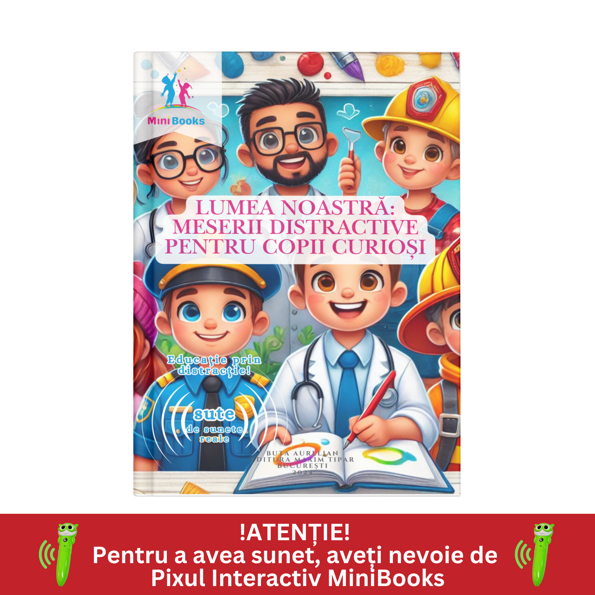 Pixul Vorbitor MiniBooks – Magia Sunetelor - Publisol.ro