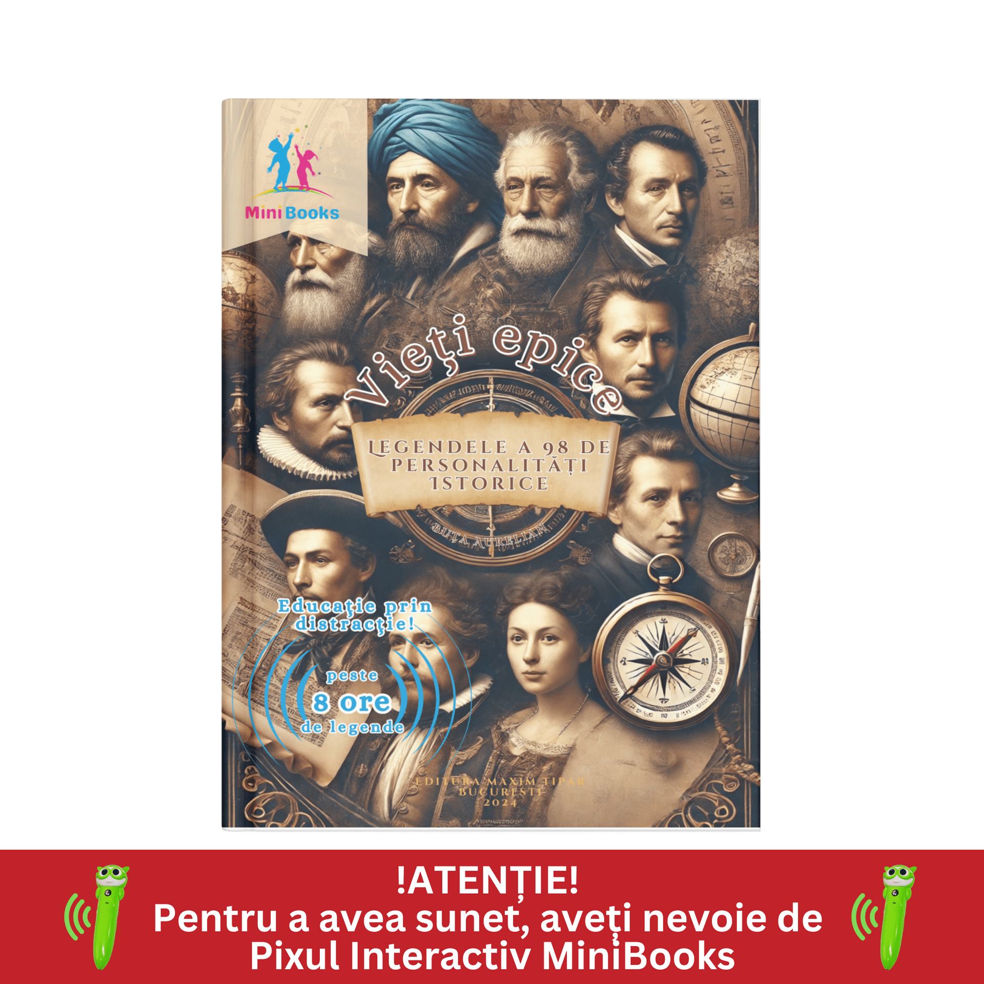 Pixul Vorbitor MiniBooks – Magia Sunetelor - Publisol.ro