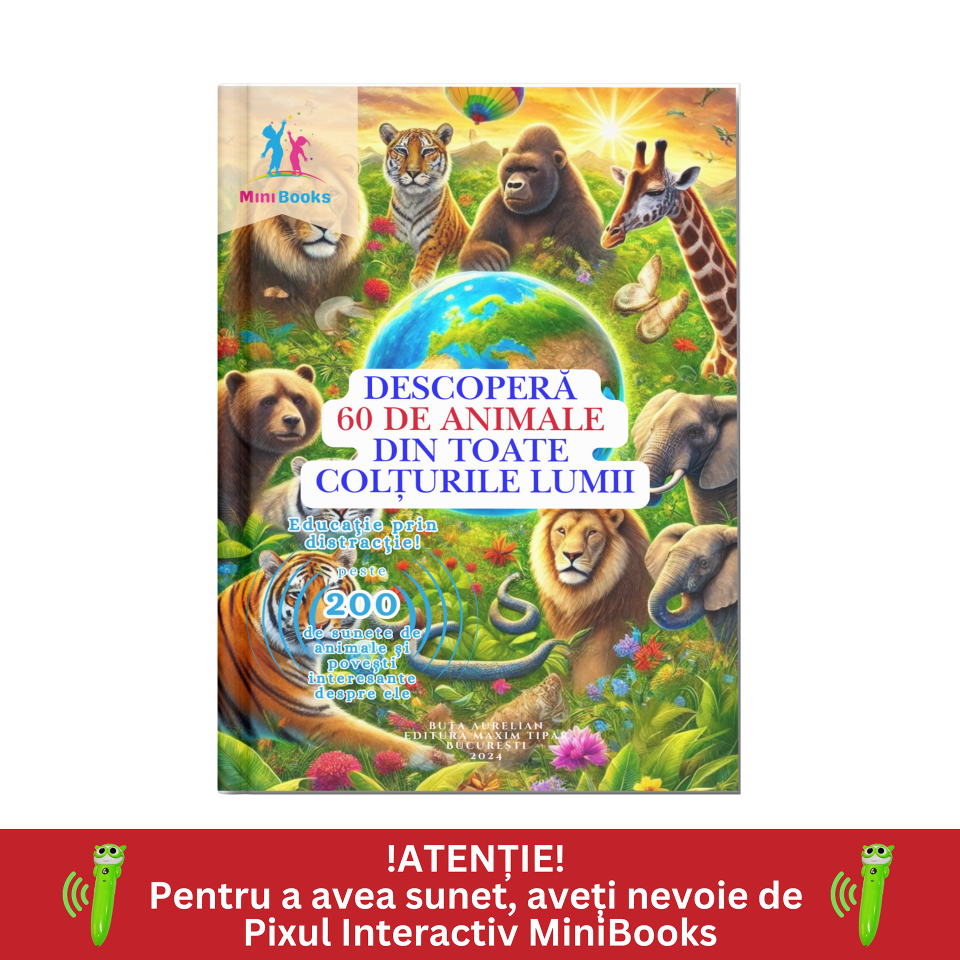 Pixul Vorbitor MiniBooks – Magia Sunetelor - Publisol.ro