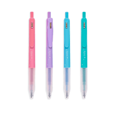 Pixuri retractabile cu gel si sclipici, Oh My Glitter!, set 4 culori - Ooly - Publisol.ro