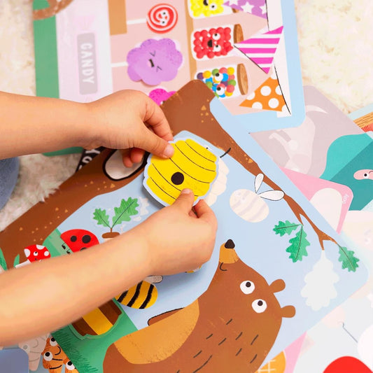 Planse cu abtibilduri - In padure - Ooly - Publisol.ro