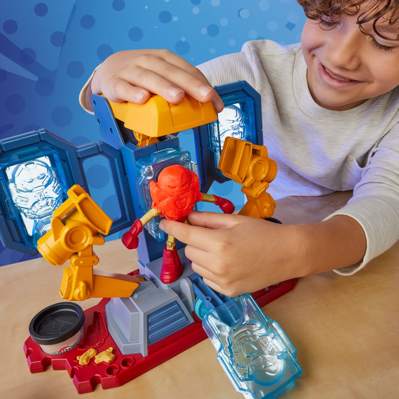 Play doh iron man laboratorul de armura, Hasbro - Publisol.ro