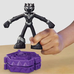 Play-doh marvel figurina flexibila cu accesorii black panther 10cm , Hasbro - Publisol.ro