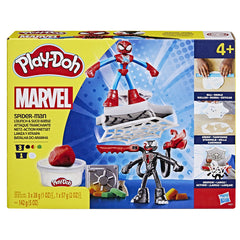 Play doh spiderman set 2 figurine batalie cu lansator si sulita, Hasbro - Publisol.ro
