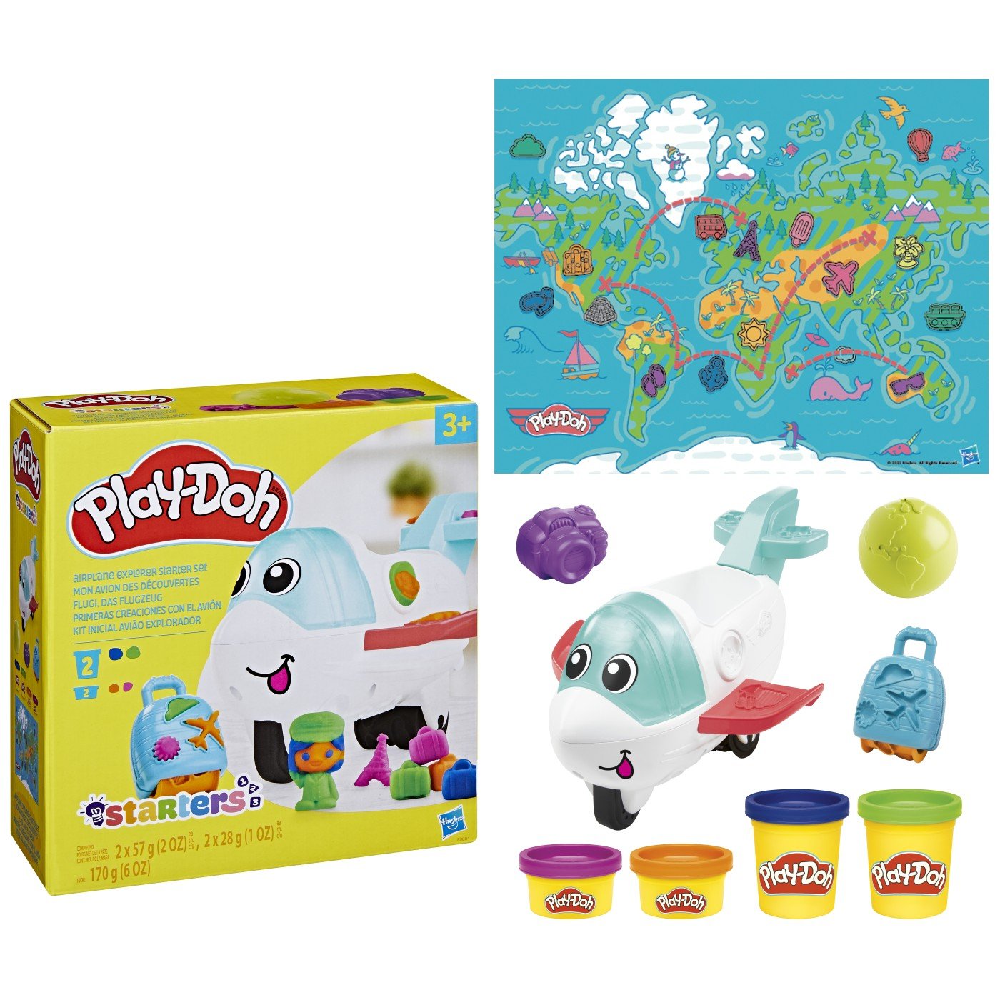 Play-doh starters calatoreste cu avionul, Hasbro - Publisol.ro