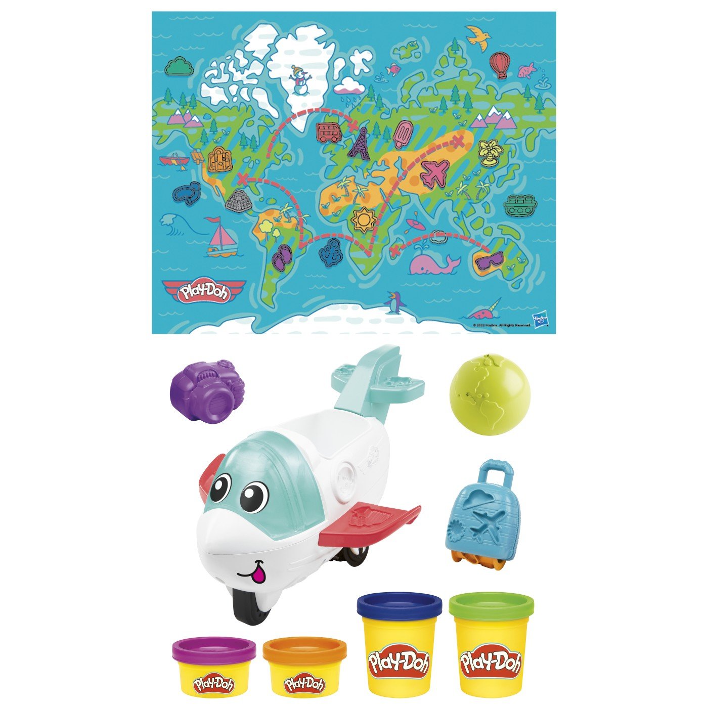 Play-doh starters calatoreste cu avionul, Hasbro - Publisol.ro