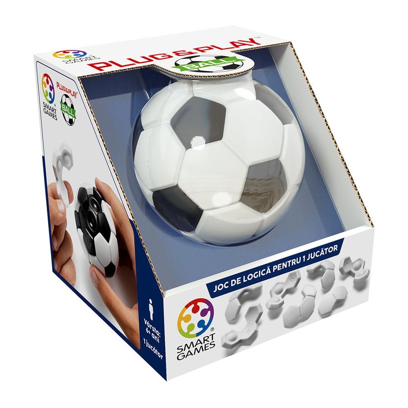 Plug & Play Ball, joc de logica, 6+ ani, editie lb. Romana, Smart Games - Publisol.ro