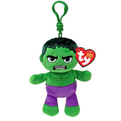 Plus breloc TY 8.5 cm beanie babies Marvel Hulk - Publisol.ro