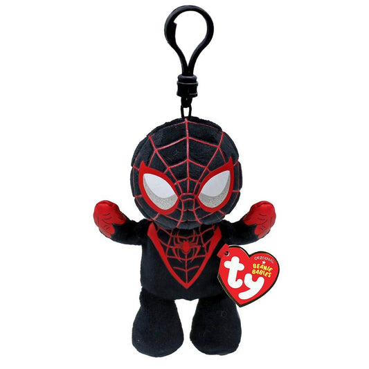 Plus breloc TY 8.5 cm beanie babies Marvel Miles Morales - Publisol.ro