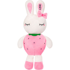Plus iepuras capsuna roz 30cm, PLUSURI STIP - Publisol.ro