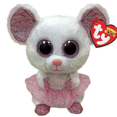 Plus ty 24cm soricel balerina alba, TY - Publisol.ro