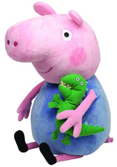 Plus ty 38cm beanie buddies peppa pig george, TY - Publisol.ro