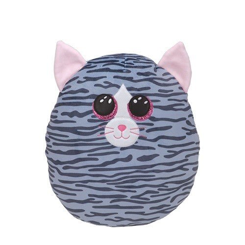 Plus ty squish kiki pisicuta gri 22cm, TY - Publisol.ro