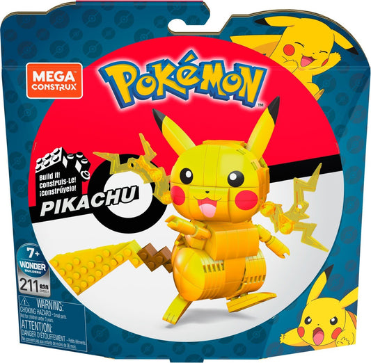 Pokemon mega construct figurina pikachu, Mattel - Publisol.ro