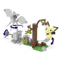 Pokemon mega set de constructie forajele forestiere ale lui pichu, Mattel - Publisol.ro