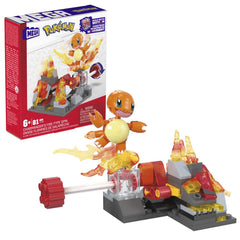 Pokemon mega set de constructie roata de foc a lui charmander, Mattel - Publisol.ro