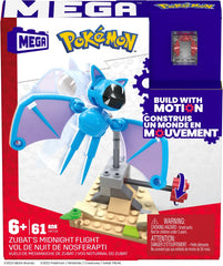 Pokemon mega set de constructie zborul de noapte al zubat, Mattel - Publisol.ro