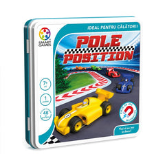 Pole Position, joc de logica cu 48 de provocari, 7+ ani, editie lb. Romana, Smart Games - Publisol.ro