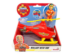 Pompierul sam elicoperul wallaby cu figurina tom thomas, Simba - Publisol.ro