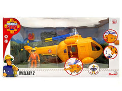 Pompierul sam elicpoterul wallaby ii cu figurina tom, Simba - Publisol.ro