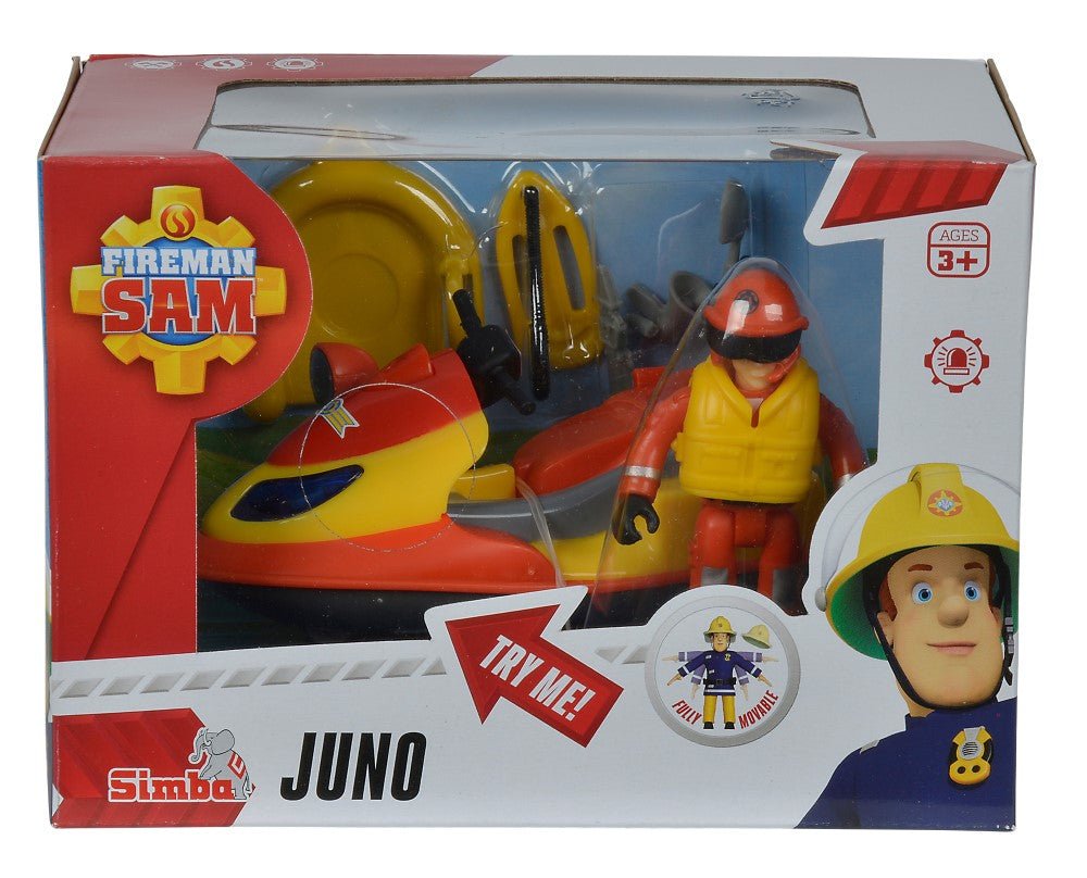 Pompierul sam jetsky cu roti si figurina, Simba - Publisol.ro